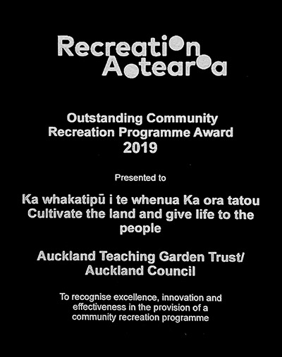 recreation award - Home